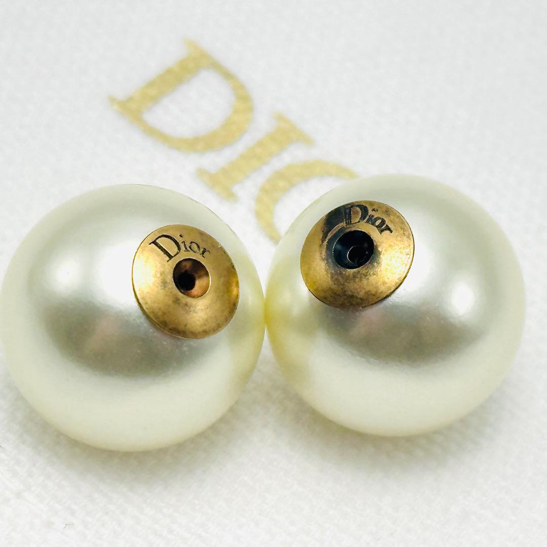 希少　Dior Tribales ピアス　クリスタル　ビー　レジンパール