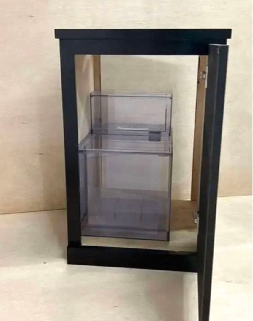 450×450×450㎜オールガラスオーバーフロー水槽セット　ブラック