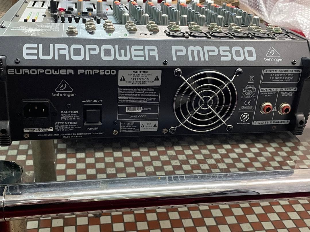 YAMAHAページEUROPOWER PMP500パワードミキサー