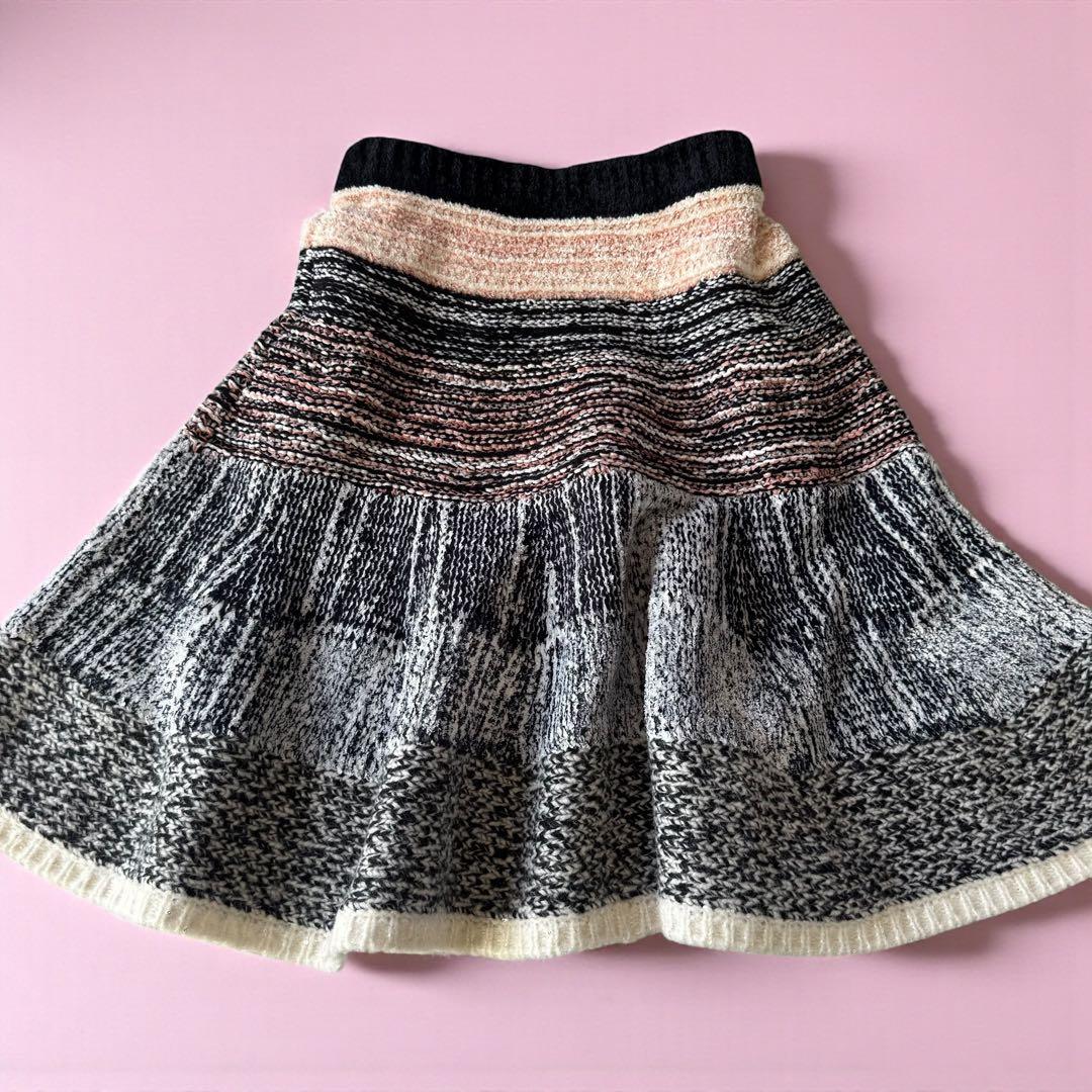 【2024aw完売】マディソンブルー　ニットフレアスカート