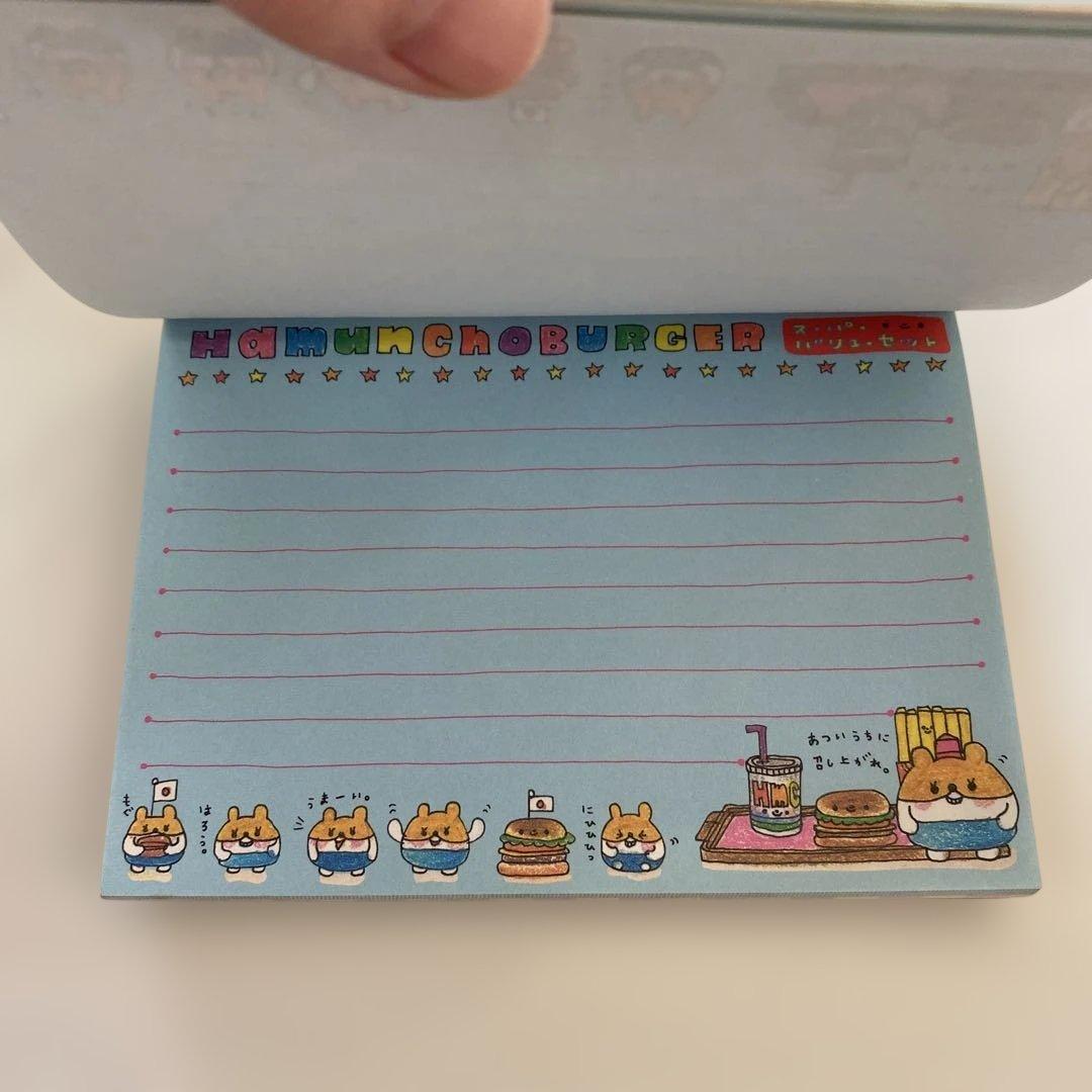 平成レトロ　ハムタロウのハムンチョナルド　ハムスター　メモパッド