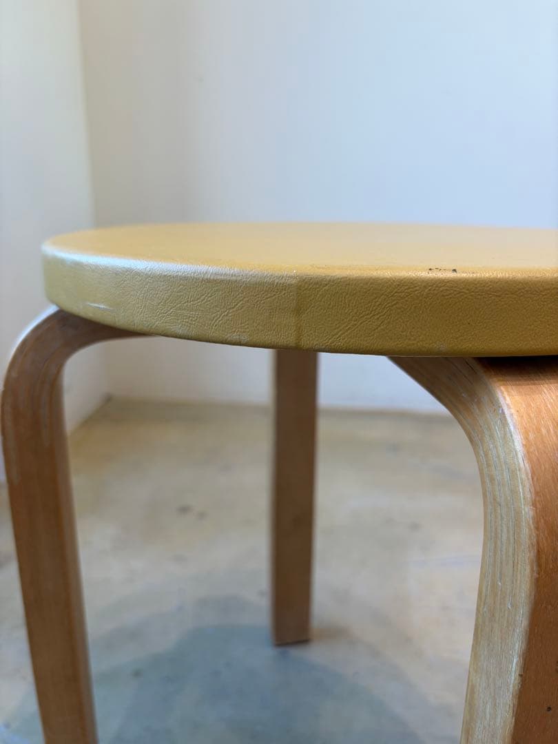 50-60's Artek stool E60 ヘルシンキ焼印スタンプ有