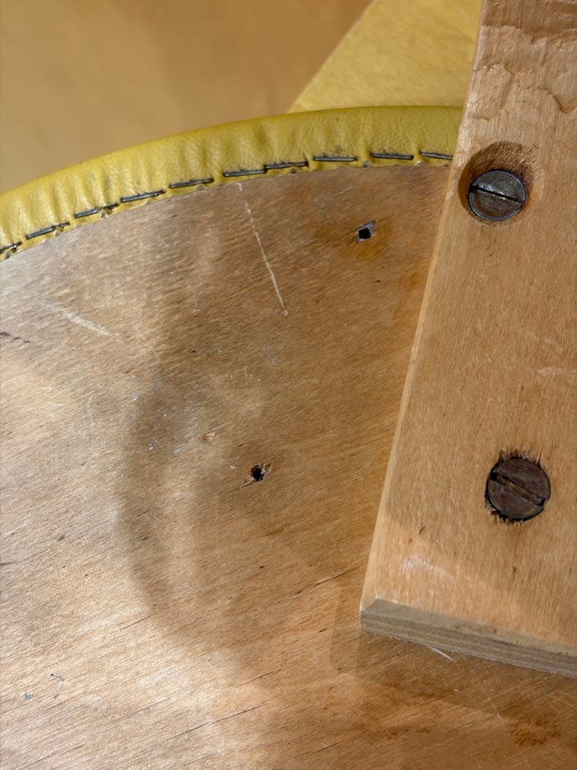 50-60's Artek stool E60 ヘルシンキ焼印スタンプ有