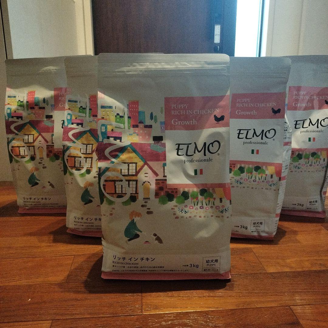 ELMO リッチインチキン 15kg(3kg×5袋)幼犬用　パピー