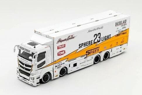 GCD 1/64 三菱 ふそう LB-TRUCKS リバティウォーク 3台セット