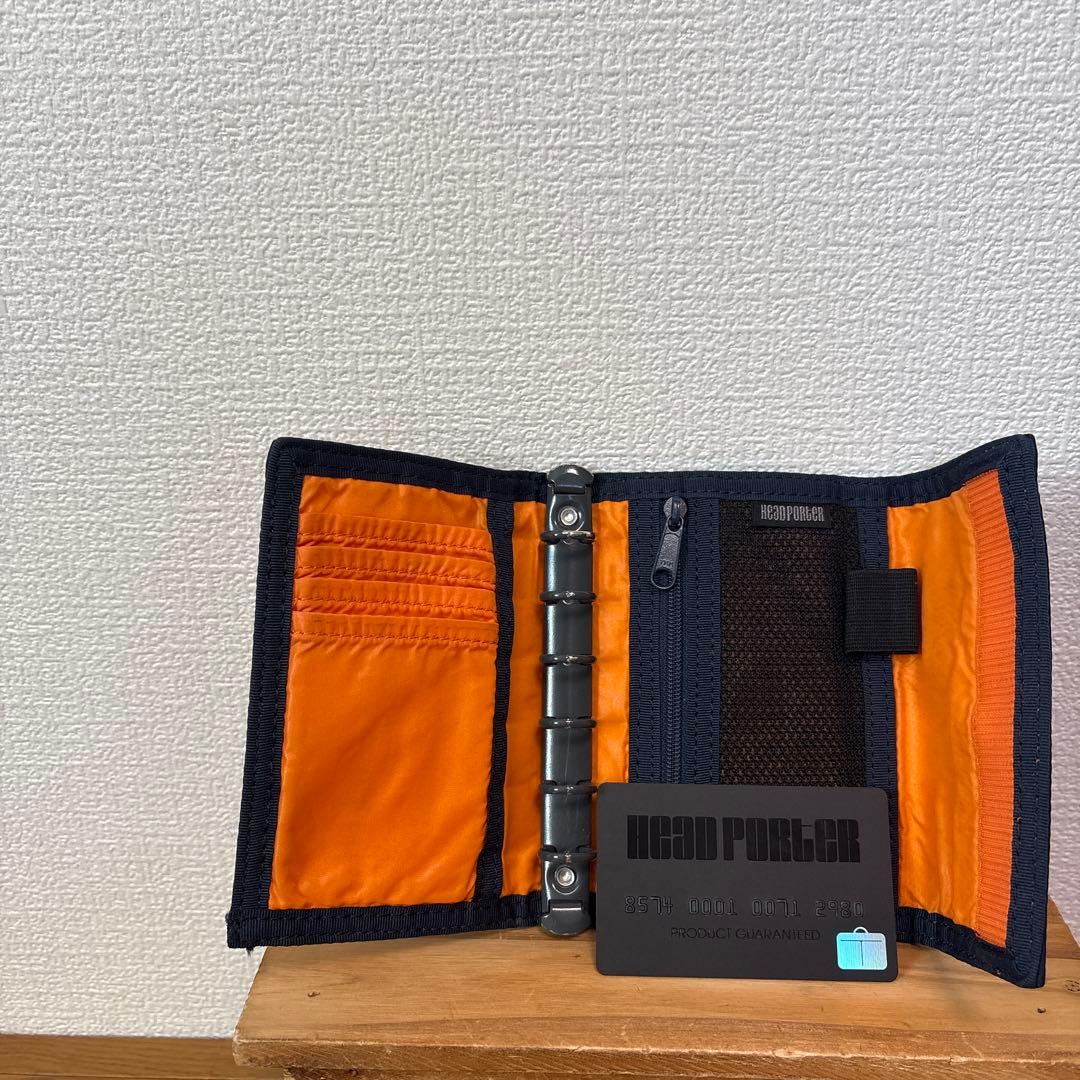 【美品】HEAD PORTER ヘッドポーター 手帳カバー 【管:P】