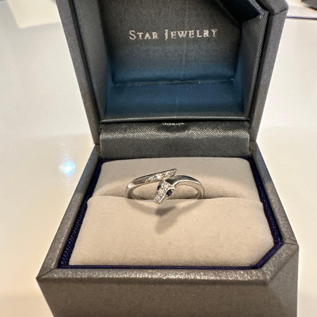 Pt950 ピンキーリング PYTHON KNOT