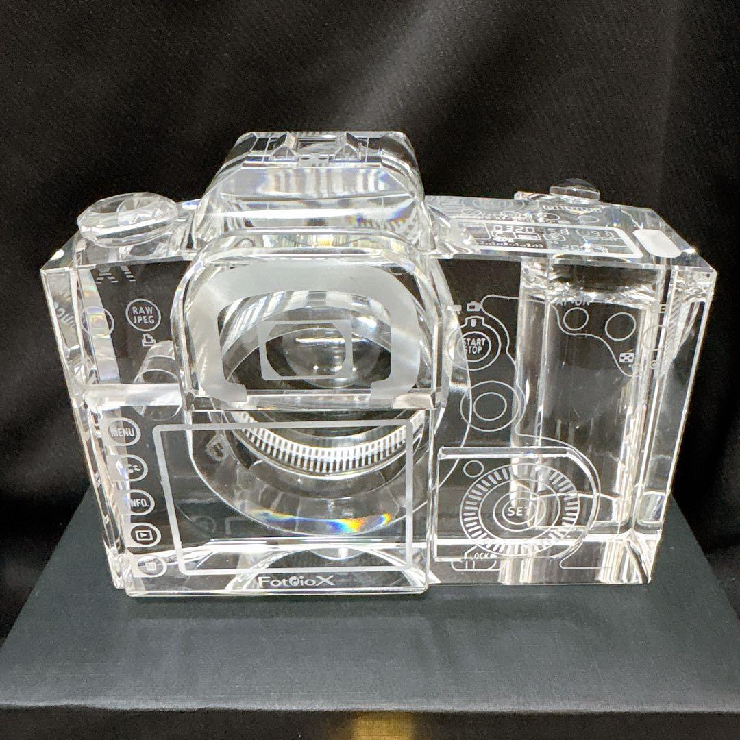 希少 クリスタル カメラ DSLR 2/3 EOS 7D オブジェ 置き物