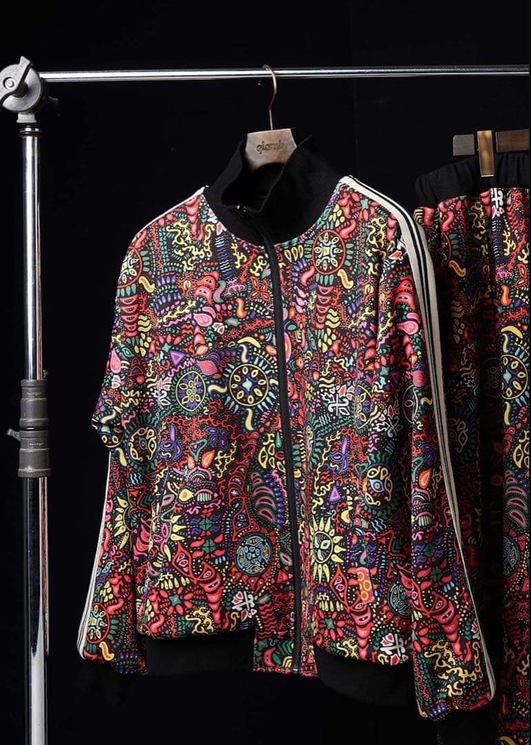 hide × glamb hide Paint Track Jacket L