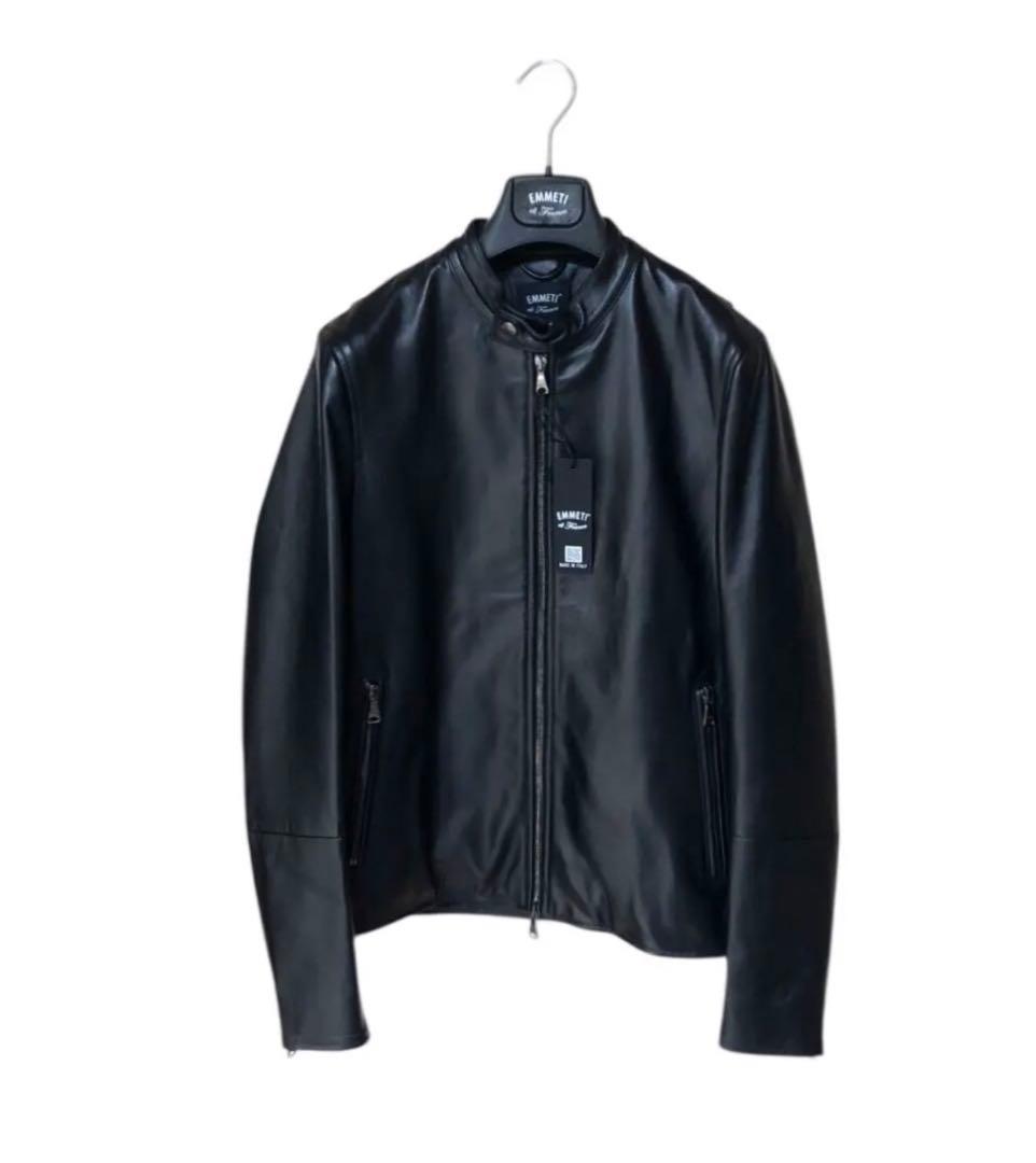 ◆新品◆EMMETI◆KELSO／ケルソ◆ライダース◆羊革◆46◆国内正規品