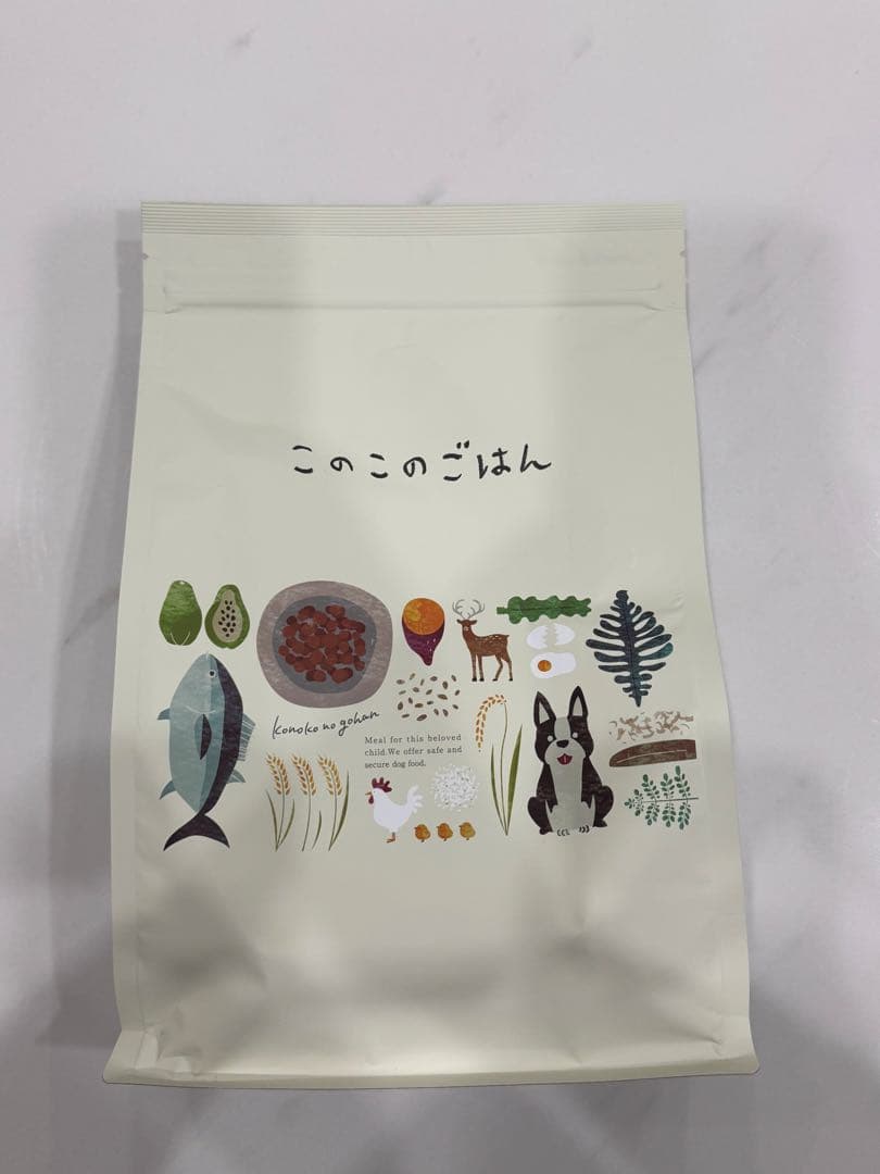 このこのごはん 3袋ドライフード 1kg