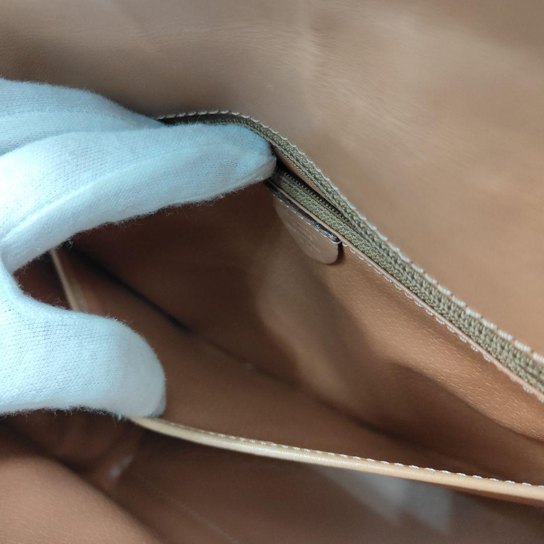 CELINE　ハンドバッグ　トリオンフ　マカダム　ガンチーニ　PVC　レザー