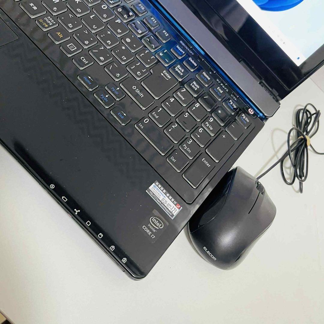 T388 NECノートパソコンi7メモリ8Gサクサク動くWindows11