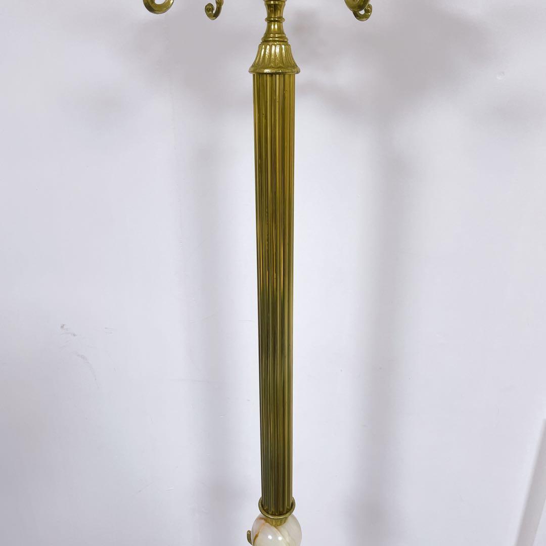 【hide様】大理石 真鍮コートハンガー イタリア製 ゴールド アンティーク