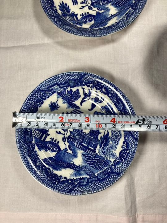 骨董　ブルーウィロー　カップ&ソーサー2客