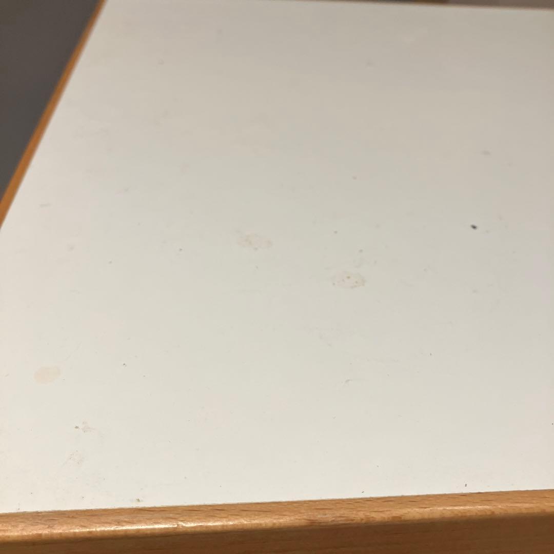 天童木工　木製ホワイトサイドテーブル