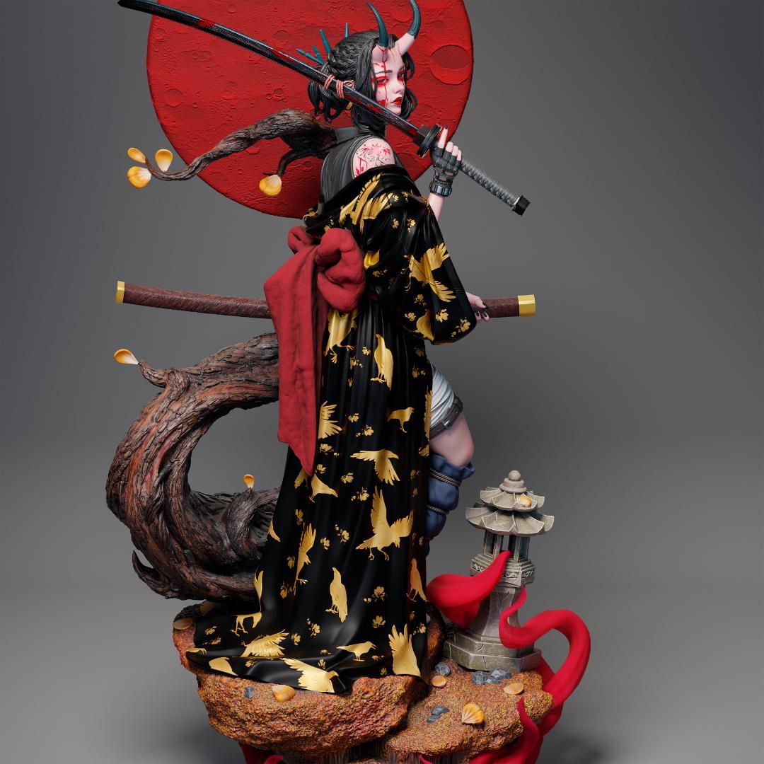 1/9　未塗装未組立　【オニ オリジナル CA3D】フィギュア　ガレージキット