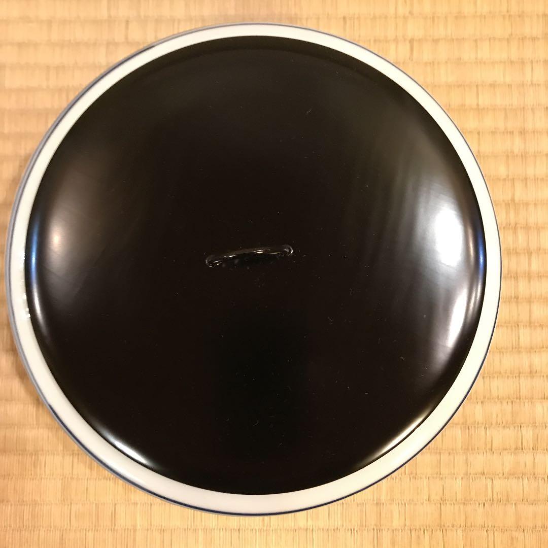 茶道具　京焼　染付桜川水指