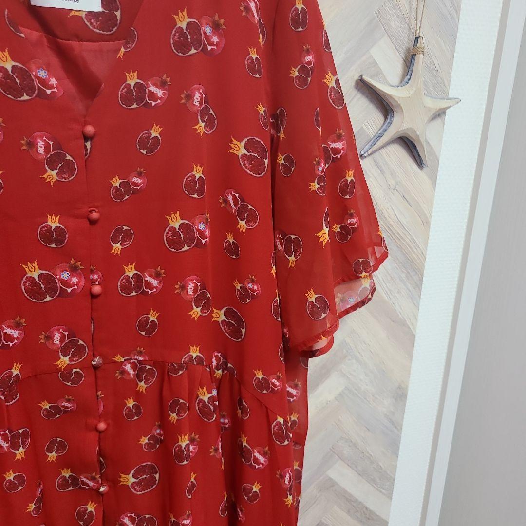 LiSA ザクロワンピース 赤 ROY reflect overjoy