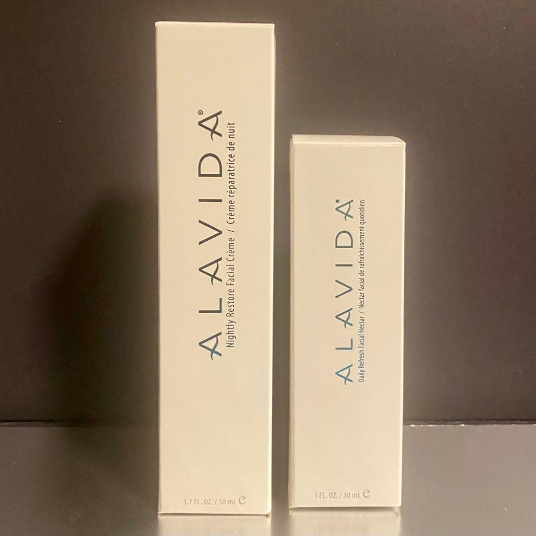 【新品未使用】ALAVIDAデイリー&ナイトリー　セット 50ml 30ml