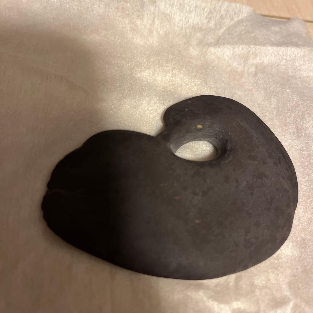 珍品　石眼　石硯　ミニ硯　鳩　２対　レア　時代物　唯一無二