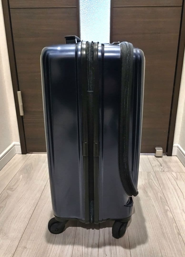 ブリーフィング　キャリーケース　機内持込 ネイビー　フロントオープン　H-34F