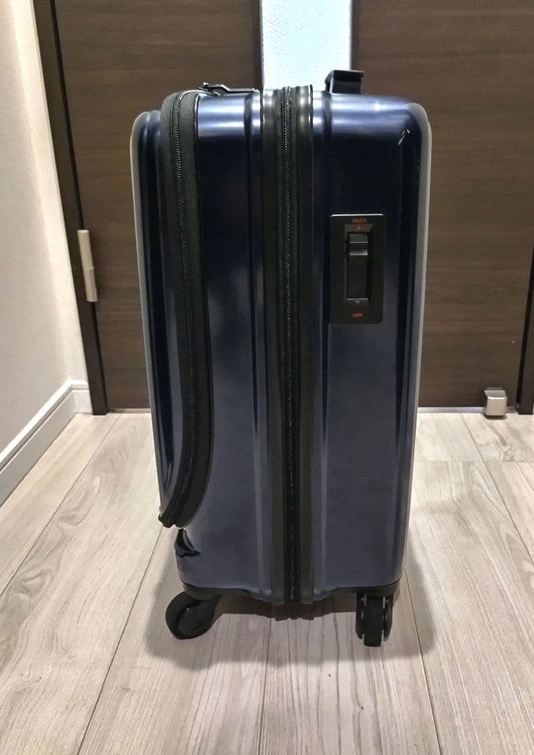 ブリーフィング　キャリーケース　機内持込 ネイビー　フロントオープン　H-34F