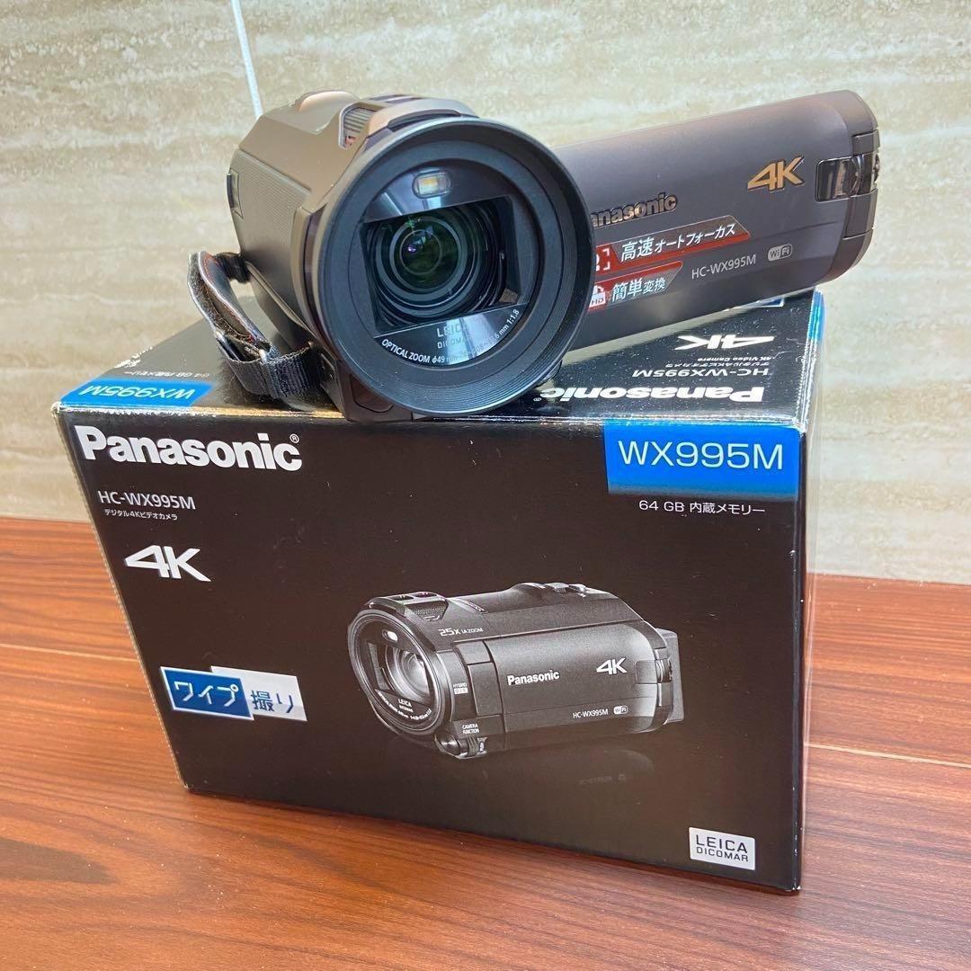 Panasonic WX995M ビデオカメラ ほぼ新品 3386