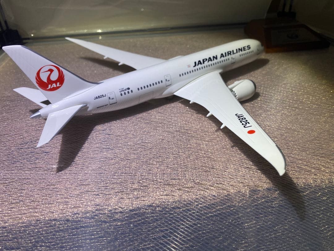 JAL ボーイング　B787 アメリカンエクスプレスプラチナカード発行記念　模型