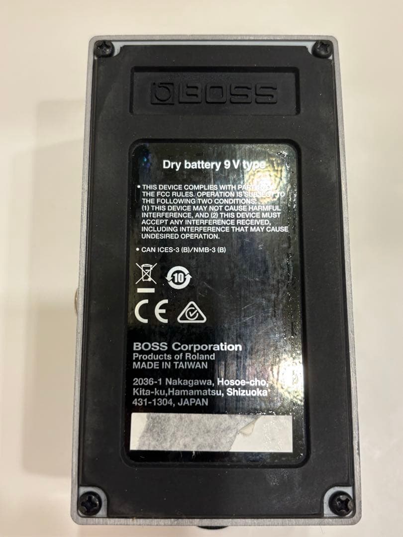 ギター用エフェクター　リバーブ　BOSS Reverb RV-6 ケース説明書付