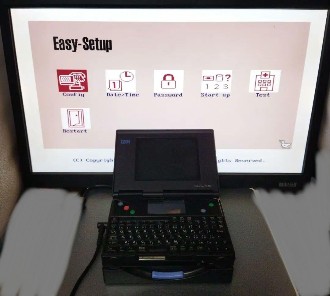 junk IBM palmtop PC110 ウルトラマンPC ポトリ付き 2