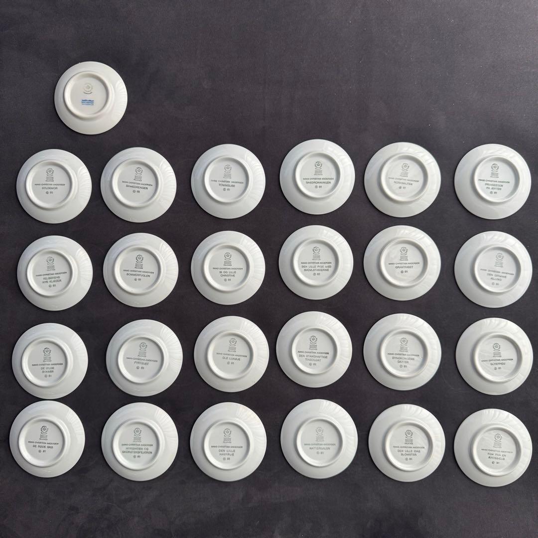   アンデルセン8cmミニチュアプレート25枚