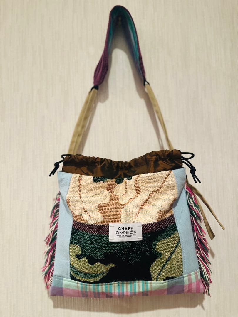 CHAFF 巾着ショルダーバッグ