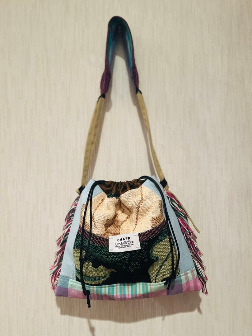 CHAFF 巾着ショルダーバッグ