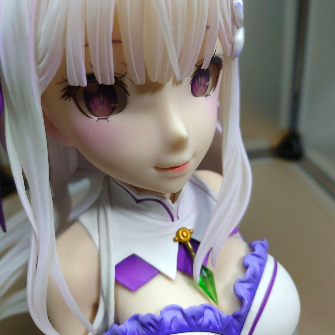 リゼロ アートスケール胸像フィギュア4体セット（ラム、レム、エミリア、エキドナ）