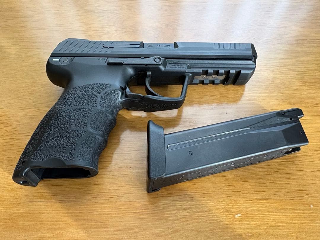 東京マルイ　HK45 ガスブロ　ブラック