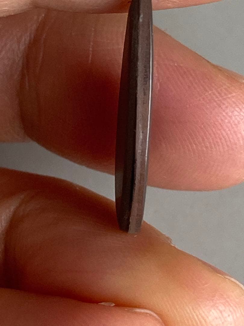 アンモライトルース　化石　原石　幅2.2cm 美品