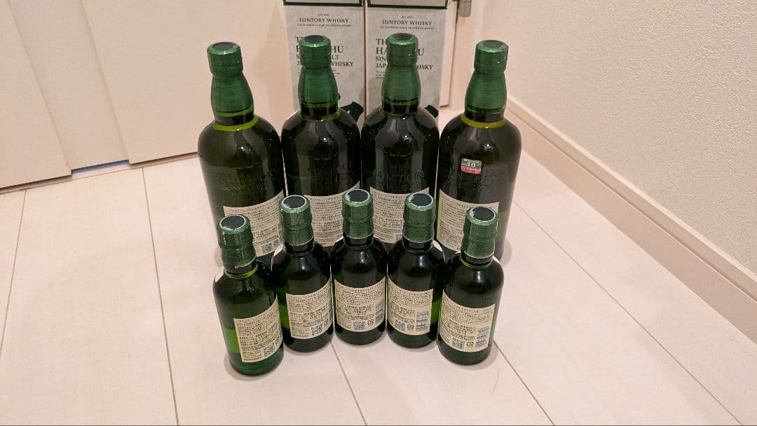 白州ウイスキー セット 180ml 5本、700ml 4本