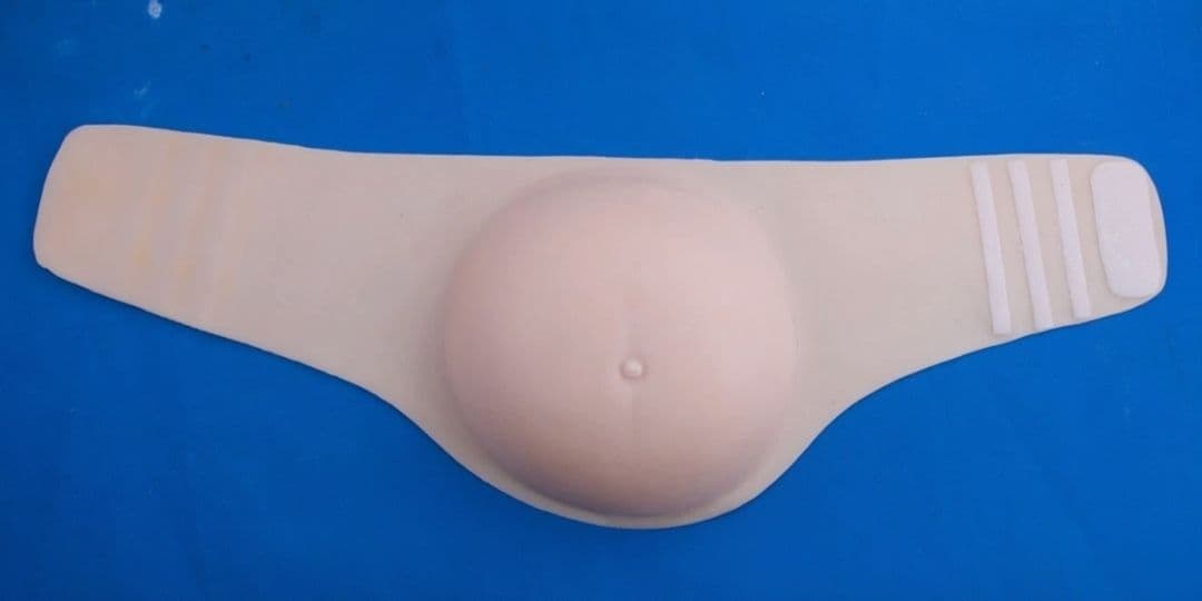 コスプレ 妊婦腹 シリコン偽腹 シリコン太鼓腹 8〜10ヶ月 4600g?