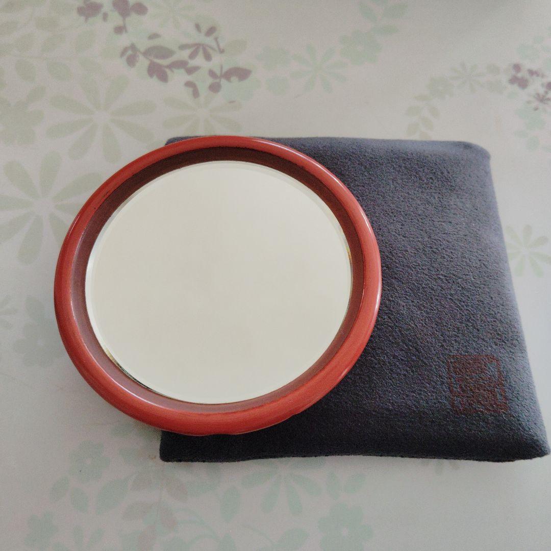 鎌倉彫り小鏡　博古堂　未使用品