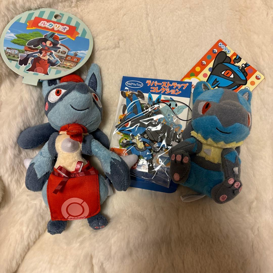 ポケモンセンター　ルカリオ　マスコット　ぬいぐるみ　ルカリオ　ストラップ