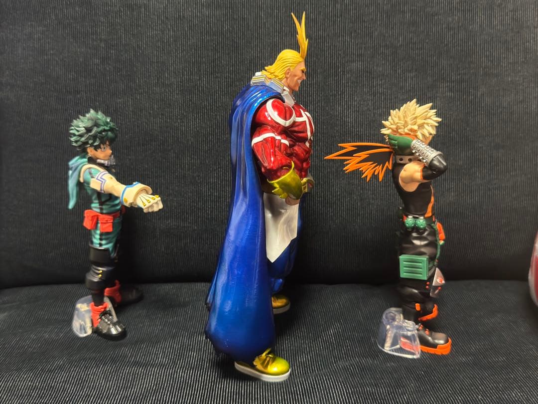 ヒロアカ　一番くじ　緑谷出久　爆豪勝己　オールマイト　ラストワン　フィギュア