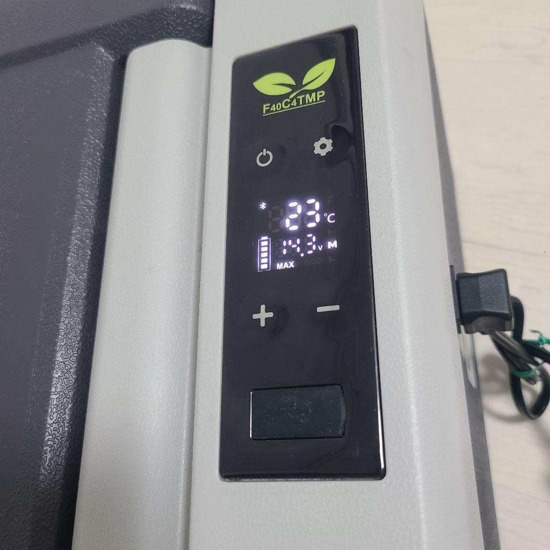 【美品】車載冷凍冷蔵庫 F40C4TMP ポータブル　クーラーボックス　キャンプ