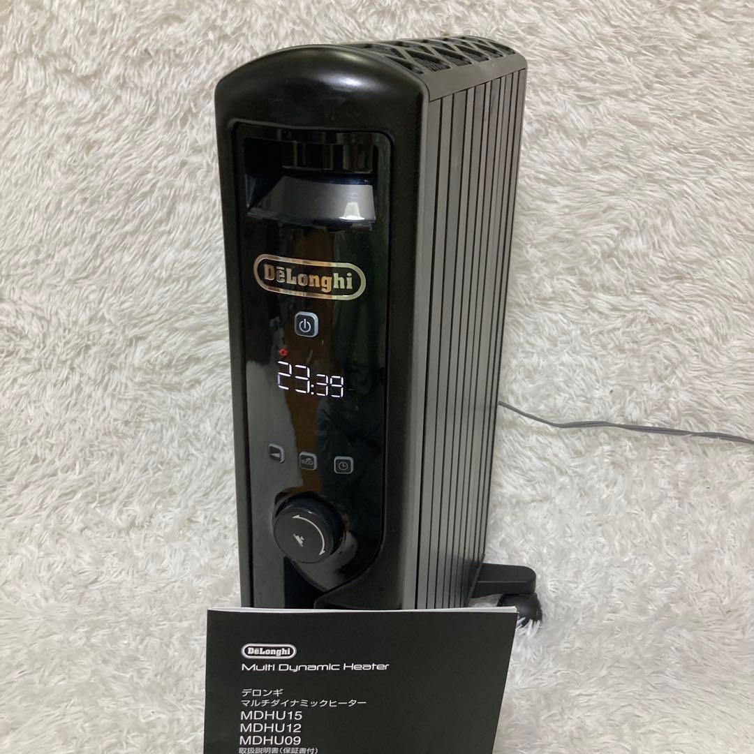 【リモコン付き】デロンギ オイルヒーター MDHU15-PB ブラック