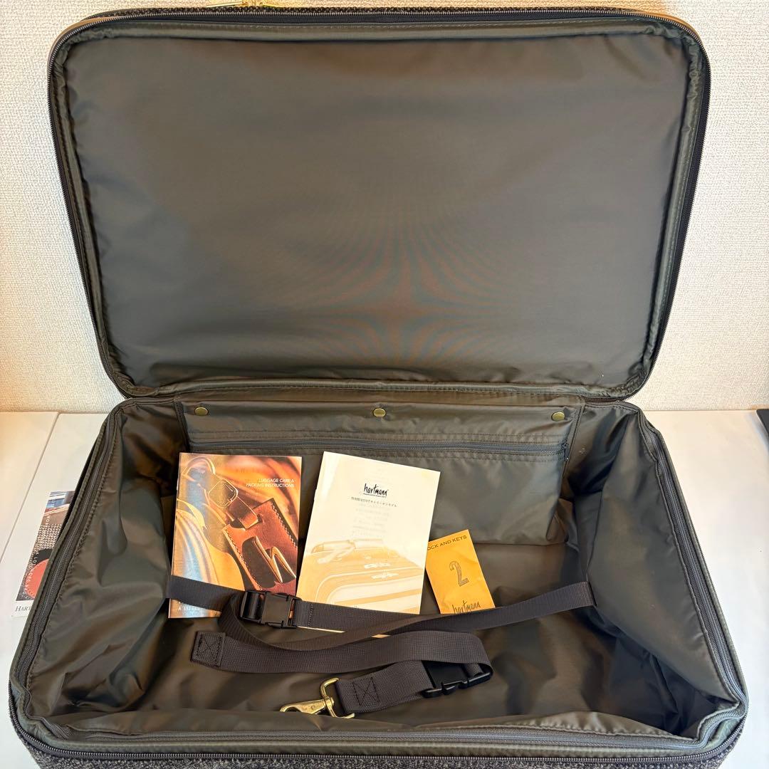 hartmann ハートマン　ツイード　キャリーバッグ　DMT スーツケース