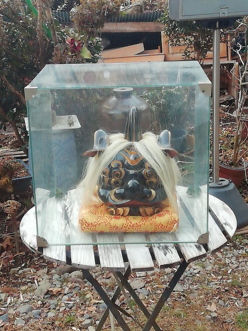 お神楽 耐熱性ガラスケース入り/ 悪い悪の神から守ってくれる