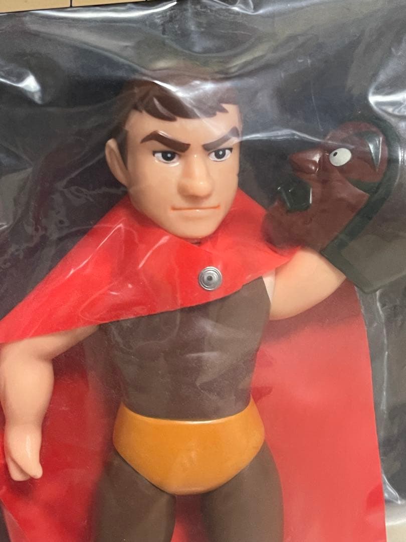 メディコムトイ　電人タイガーマスク　ミスター不動　アニメ版ソフビ　フィギュア