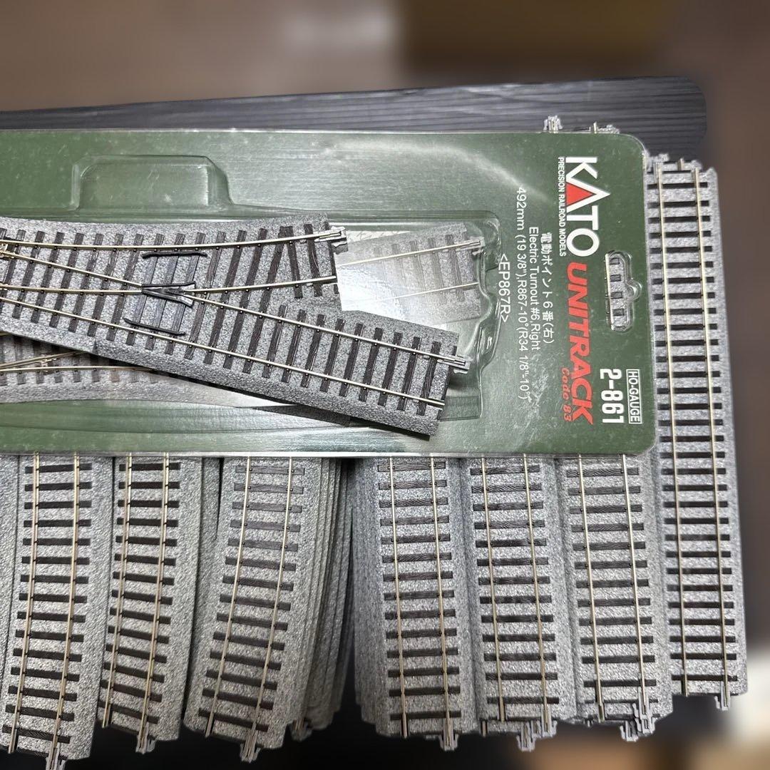 ［ジャンク］鉄道模型　HOゲージ　KATO ユニトラック他　各種レール　114本