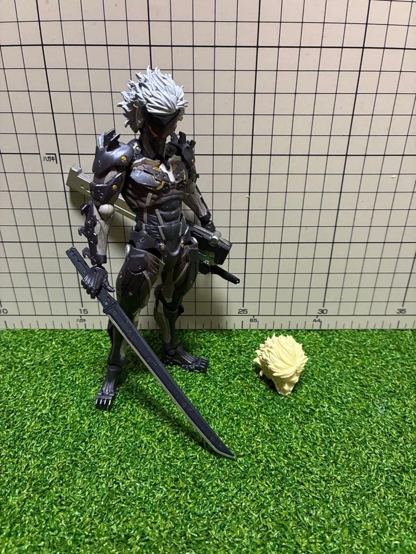 リボルテック　雷電　雷電風カスタムヘッド