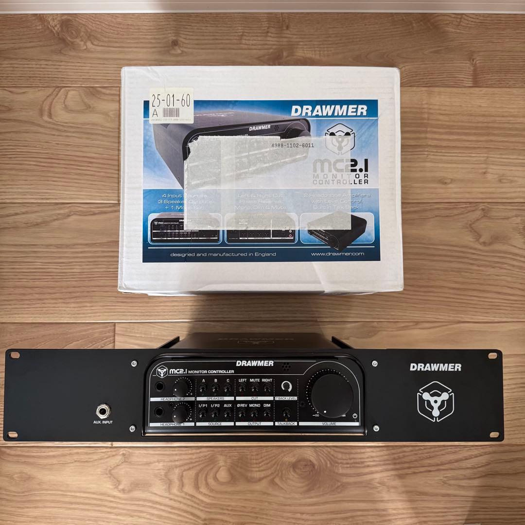極美品★Drawmer MC2.1 モニターコントローラ+MC RACK KIT